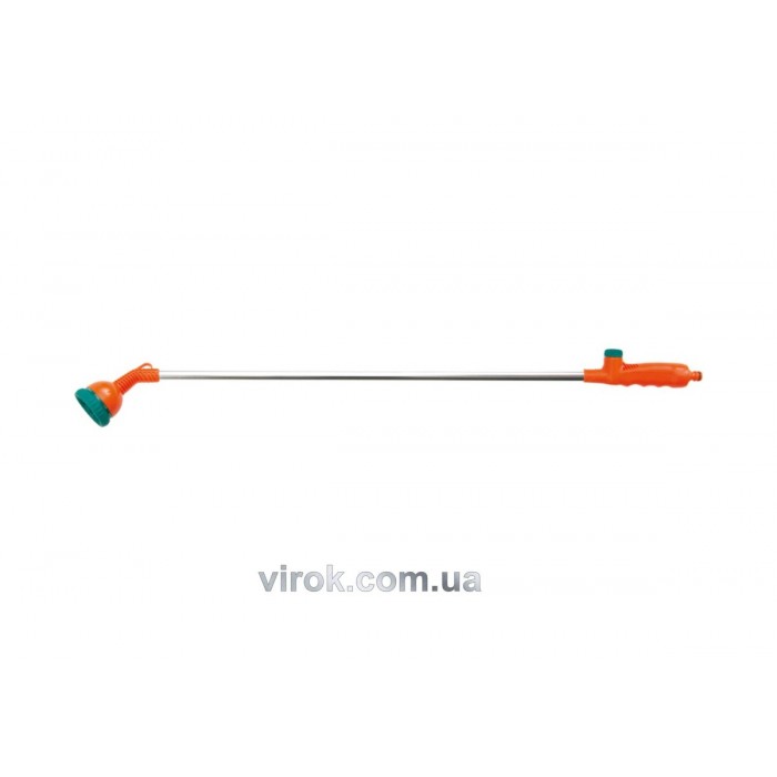 Зрошувач з подовженою трубкою 10-режимний FLO до шлангу 1/2", ABS-пластик + алюміній [12]