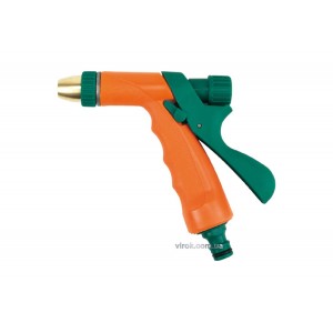 Зрошувач-пістолет 3-режимний FLO до шлангу 1/2", ABS-пластик + латунь [12/24]