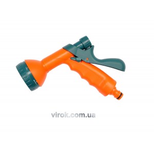 Зрошувач-пістолет 6-режимний FLO до шлангу 1/2", ABS-пластик [12/48]