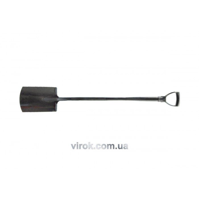 Лопата штикова FLO прямокутна з метал. держаком, l= 120 см [140]