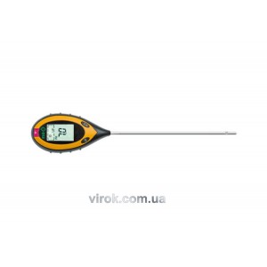 Тестер параметрів грунту VOREL 4 в 1; U= 9V, FLO  [10]