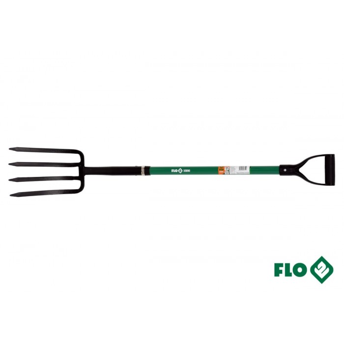 Вила садибні VOREL : 180 х 285 мм, l= 120 см, ручка зі скловолокна [6]