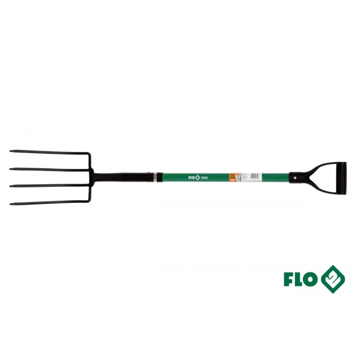 Вила садибні VOREL : 190 х 285 мм, l= 120 см, ручка зі скловолокна [6]