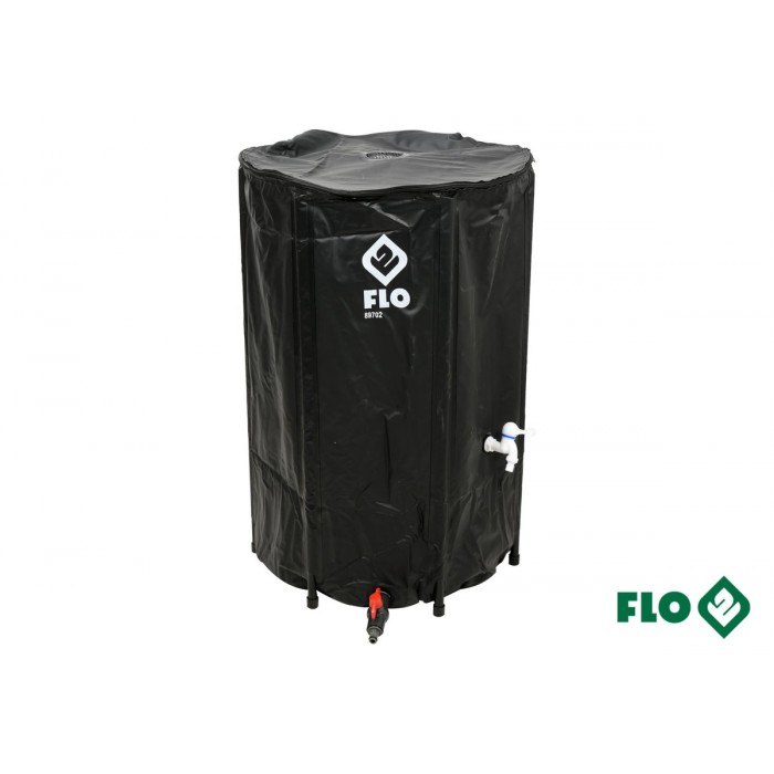 Бак збірний дощової води з ПВХ FLO : 250 л, Ø=3/4", Ø60 x 88 см, стійкий до УФ променів [6]