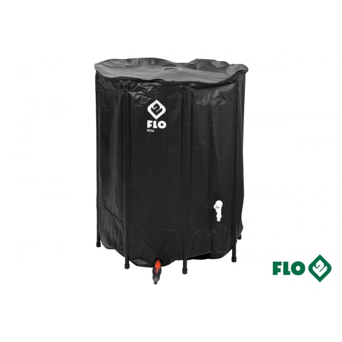 Бак збірний дощової води з ПВХ FLO : 500 л, Ø=3/4", Ø80 x 98 см, стійкий до УФ променів [4]