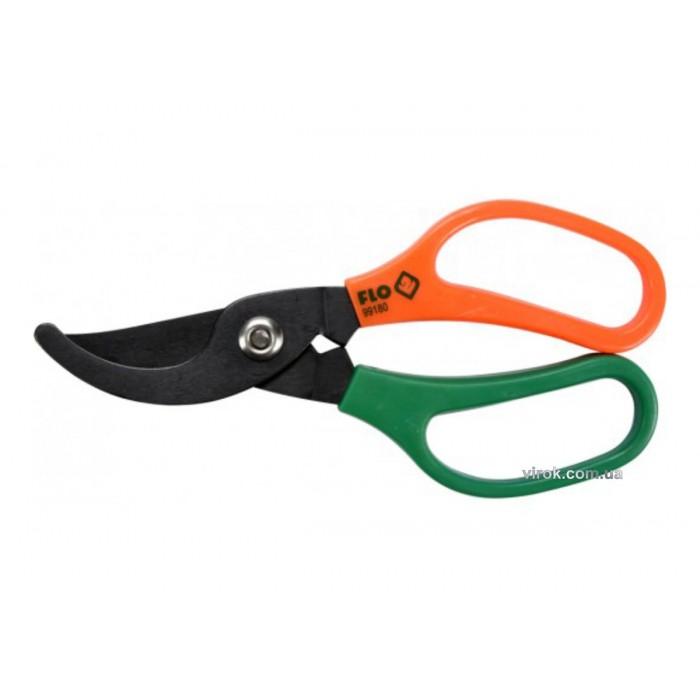 Ножиці звичайні для присадибних робіт FLO : леза l= 50 мм; L= 170 мм [12/120]