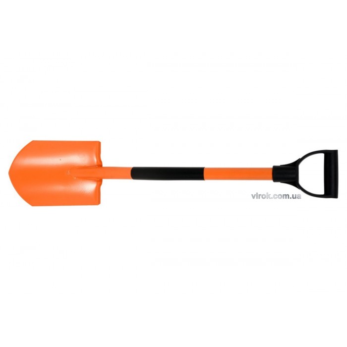 Лопата саперна FLO (штикова) 17,5 х 25 см з металевим держаком і DY ручкою [200]