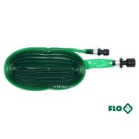 Шланг плоский з отворами для зрошування FLO: l=7.5м, Ø=16 мм, ПВХ, з швидкосполуч. наконечниками[32]