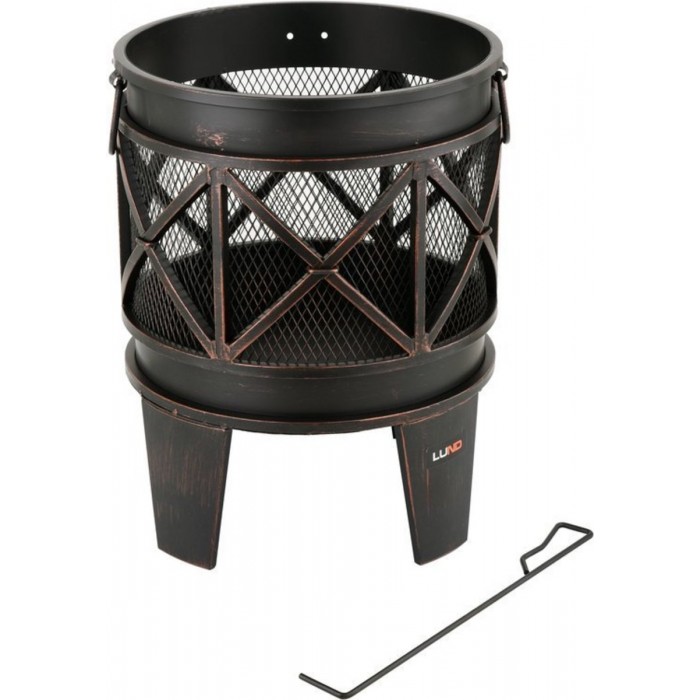 Кошик для вогнища сталевий LUND 42х 53 см на 4-х ніжках [1]