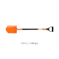 Лопата штикова FLO трапецев. 28х19,5 см з металевим держаком з пластик. захватом [200]