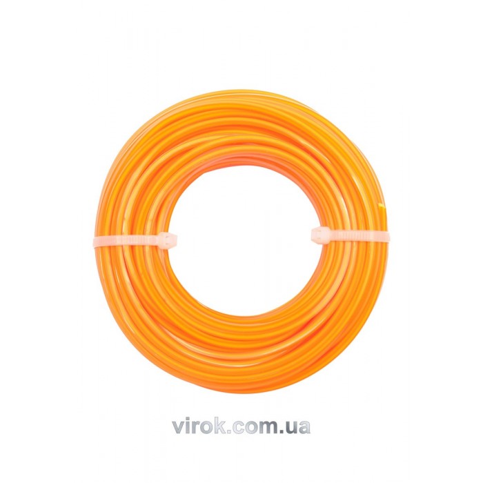 Жилка до газонокосарки квадрат із серцевиною FLO, d= 2,4 мм, l= 15 м [10/120]