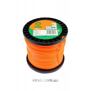 Жилка для тримера квадрат із серцевиною на котушці FLO 2,4 мм х 90 м [10]