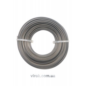 Жилка для тримера трикутник FLO : Ø= 2,7 мм; l= 15 м  [10/120]