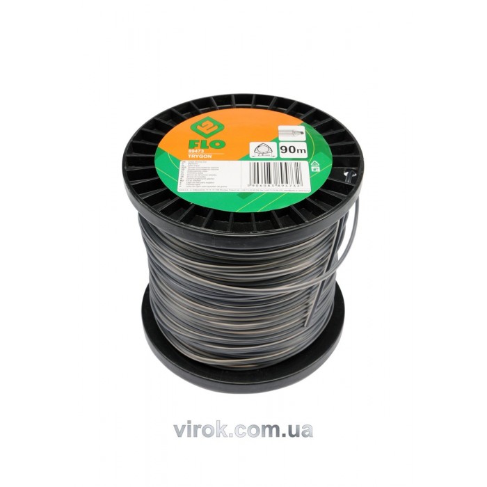 Жилка для тримера трикутник FLO : Ø= 2,4 мм; l= 90 м (бобіна)  [10/20]