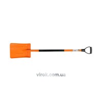 Лопата совкова FLO з підвищеним бортом  з метал. держаком з DY ручкою наконечником  [120]