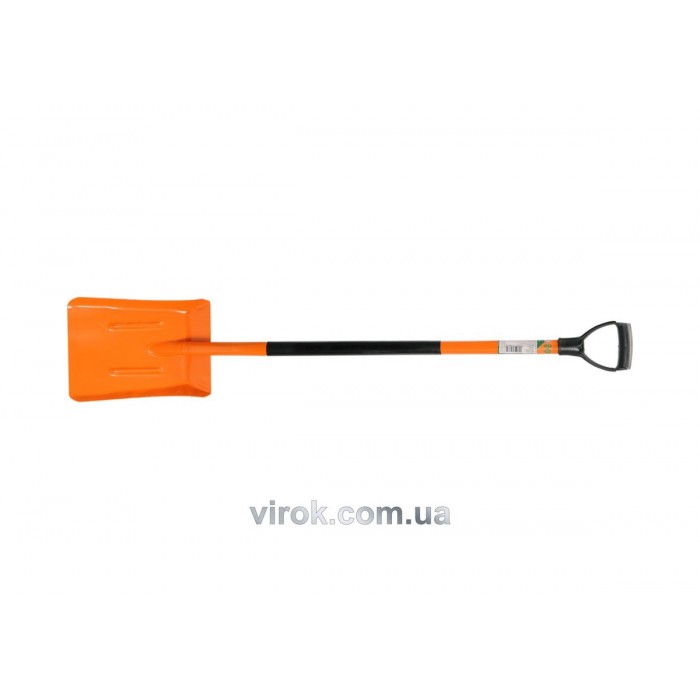 Лопата совкова FLO з підвищеним бортом  з метал. держаком з DY ручкою наконечником  [120]