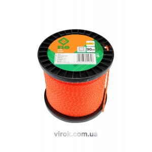 Жилка для тримера квадрат кручений FLO : 2,4 мм х 90 м (бобіна) [10/20]