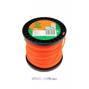 Жилка для тримера квадрат кручений FLO : 2,7 мм х 70 м (бобіна) [10/20]