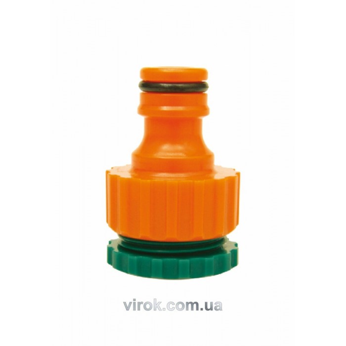 Адаптер зовнішній FLO для крана 3/4"-1/2" /ABS/ (БЛІСТЕР) [24/288]