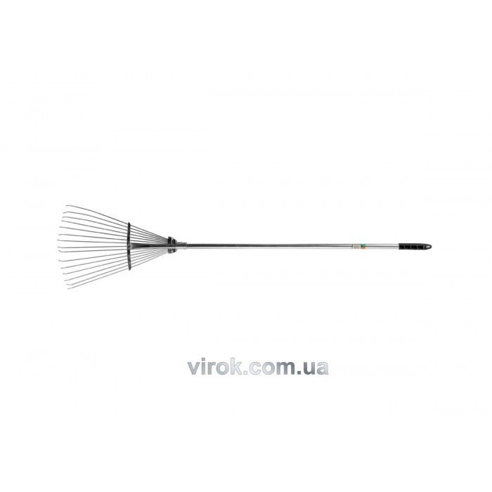 Граблі тип "віяло" дротяні розсувні FLO з держаком, l= 530 мм  [24]