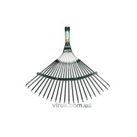 Граблі тип "віяло" металеві FLO з плоским зубом, l= 425 мм [60]