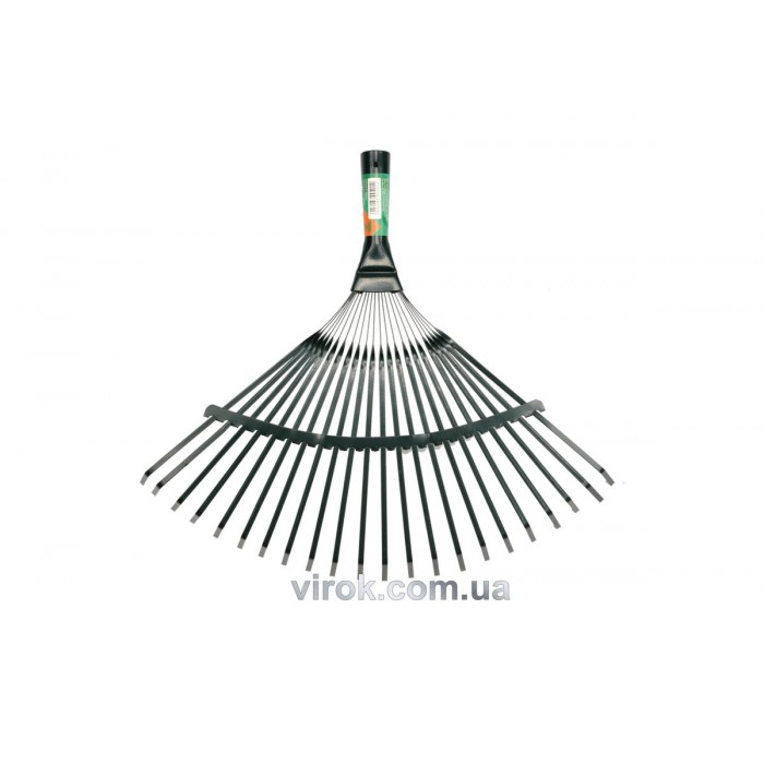 Граблі тип "віяло" металеві FLO з плоским зубом, l= 425 мм [60]