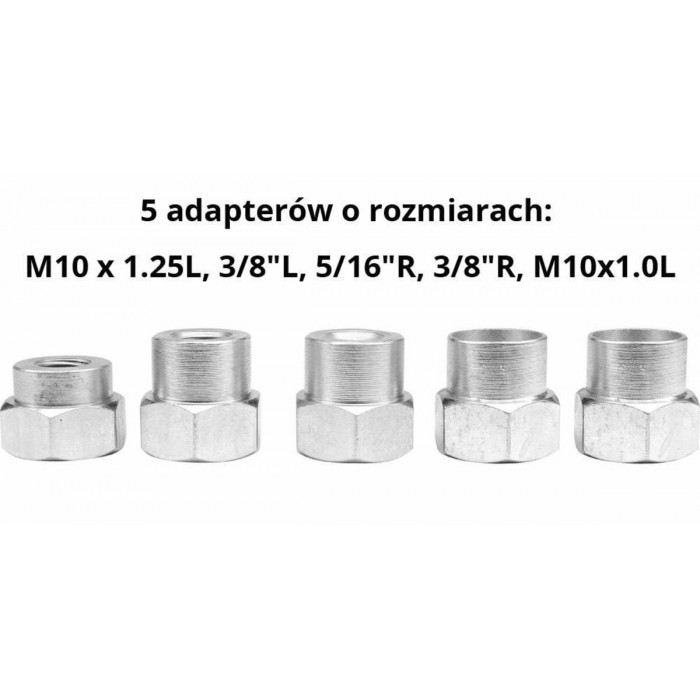 Головка для кріплення жилки до газонокосарок FLO: Ø=2-2,4 мм, 5 адаптерів, Ø=108 мм, h=58 мм [10/40]