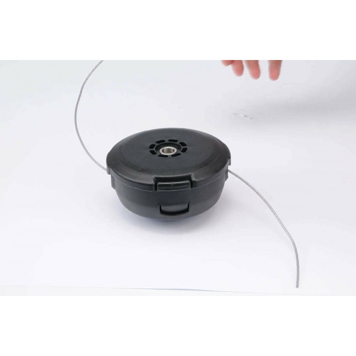 Головка для кріплення жилки до газонокосарок FLO: Ø=2-2,4 мм, 5 адаптерів, Ø=108 мм, h=58 мм [10/40]