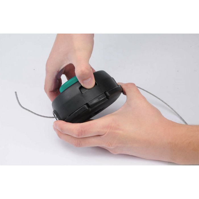 Головка для кріплення жилки до газонокосарок FLO: Ø=2,4- 2,7 мм, 5 адаптерів, Ø=123 мм, h=70 мм [10]