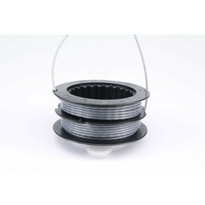 Головка для кріплення жилки до газонокосарок FLO: Ø=2,4- 2,7 мм, 5 адаптерів, Ø=123 мм, h=70 мм [10]