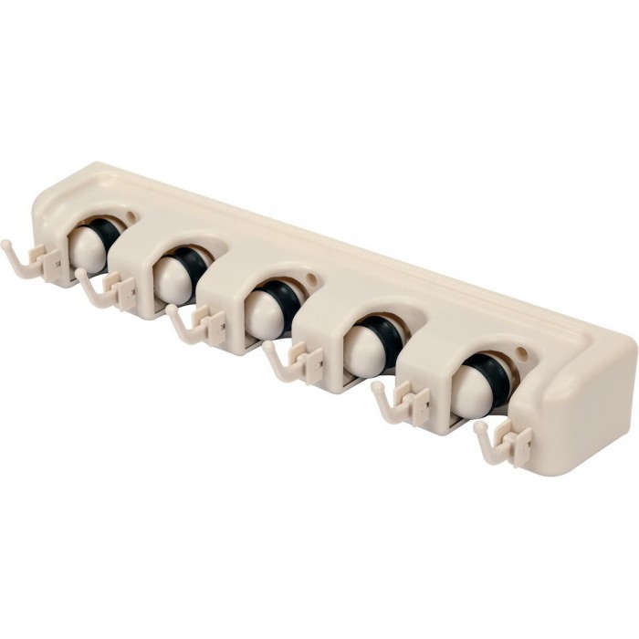 Вішалка для присадибного інвентара FLO, 6 гаків і 5 комірок з діапаз.- 18х 32 мм [40]