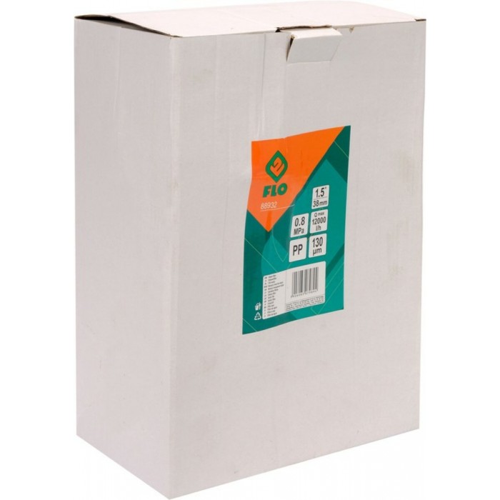 Фільтр водяний для зрошувальних систем FLO з гвинов. приєднанням- 1,5", фільтр- 130 мкм, 0,8 MPa [9]