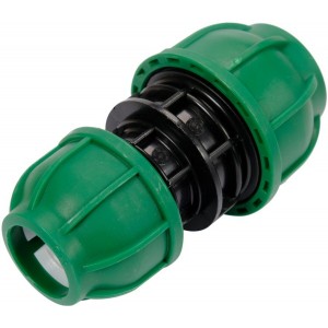 Муфта до водяних пластикових труб 25 мм- 32 мм FLO поліпропіленова, для тиску 1 MPa [15]