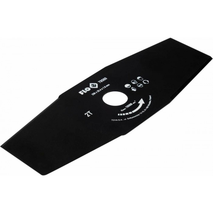 Ніж 2-різцевий до бензокоси FLO, 250 мм, кріпильний Ø= 25,4 мм [25/50]