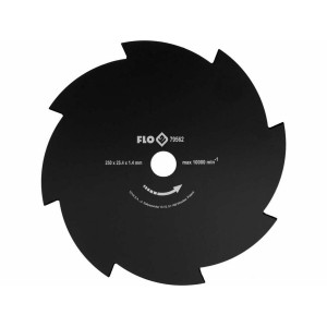 Ніж дисковий до бензокоси FLO, 250 мм, 8 зубів, кріпильний Ø= 25,4 мм [20/40]