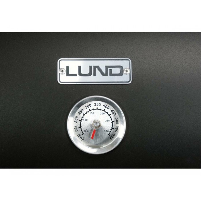 Гриль прямокутний вугільний  LUND, 71х 35 см, на 4 ніжках (з 2 колесами) з кришкою; 108х66х94/122 см