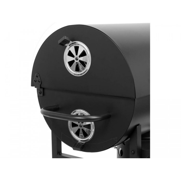 Гриль прямокутний вугільний LUND, 71х 34,5см, на 4 ніжках (з 2 колесами) з кришкою; 104х66х95/108 см