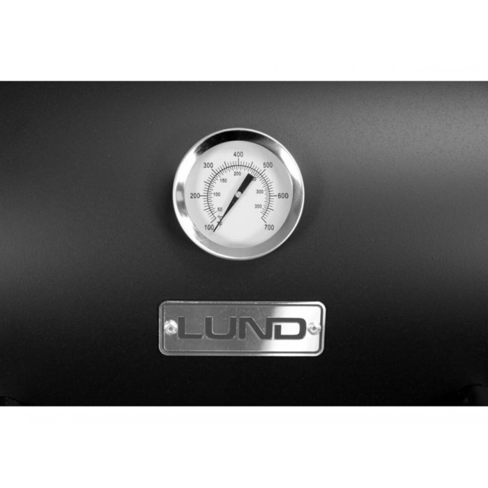 Гриль прямокутний вугільний LUND, 71х 34,5см, на 4 ніжках (з 2 колесами) з кришкою; 104х66х95/108 см