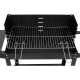 Гриль прямокутний вугільний LUND, решітк 48х 27 см, на 4 ніжках (з 2 колесами) з полкою; 86х35х80 см