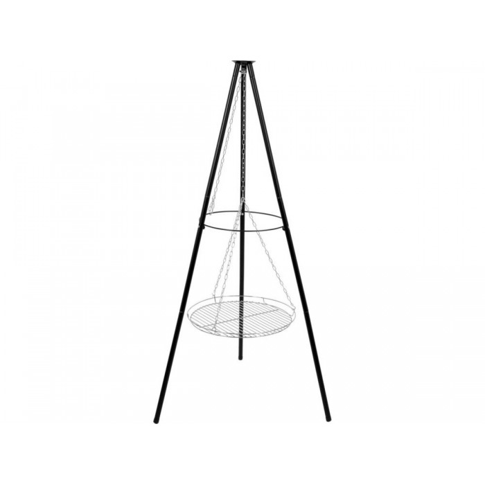 Гриль підвісний на 3 ніжках LUND, 150х 80х 80см, решітка Ø= 46см чаша- 52см з регул. висоти 30-67 см