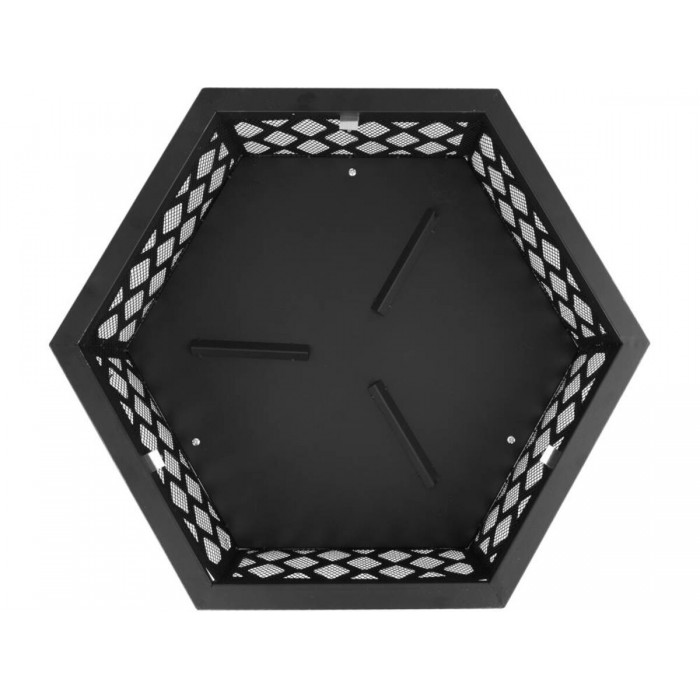 Кошик для вогнища сталевий декоративний LUND 70х 60х 63 см, з решітчатою кришкою [1]