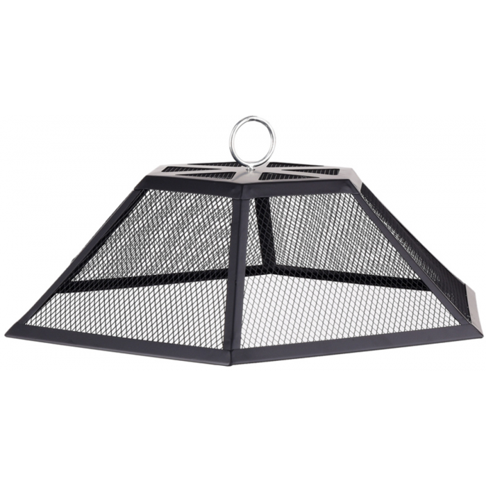 Кошик для вогнища сталевий декоративний LUND 70х 60х 63 см, з решітчатою кришкою [1]