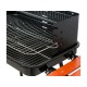 Гриль прямокутний вугільний LUND, 53х33 см, на 4 ніжках/ 2 колеса з 2 полицями; 106х44х82 см [1]