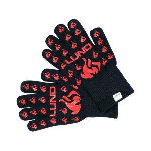 Рукавиці термостійкі для гриля LUND, t≤ 500 ºC, l= 30 см, з бавовни, силікона, поліестера [50]