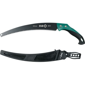 Ножівка садова FLO, L= 330 мм, 6 зубів/1", t= 1,2 мм з кобурою [24]