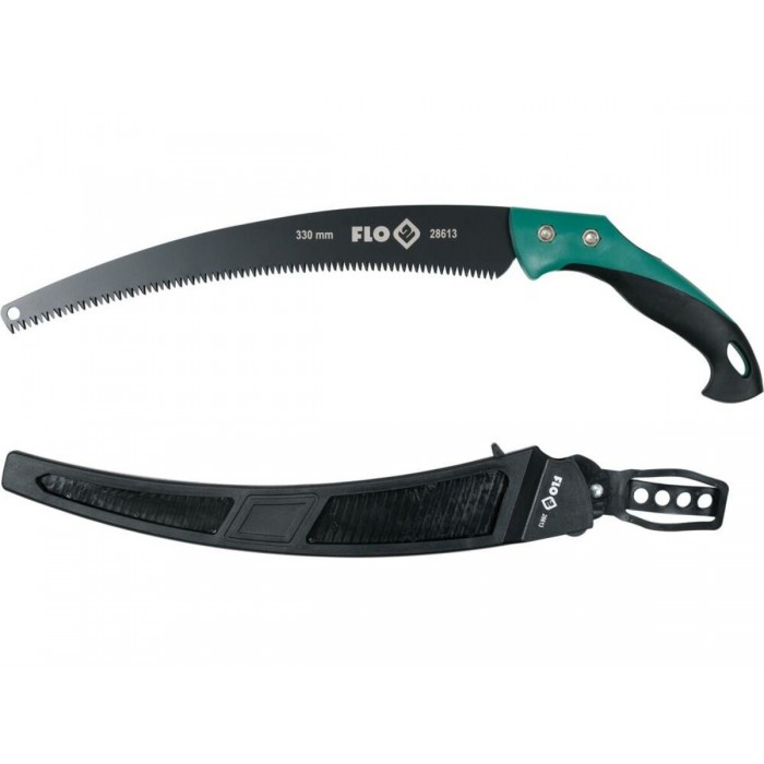 Ножівка садова FLO, L= 330 мм, 6 зубів/1", t= 1,2 мм з кобурою [24]