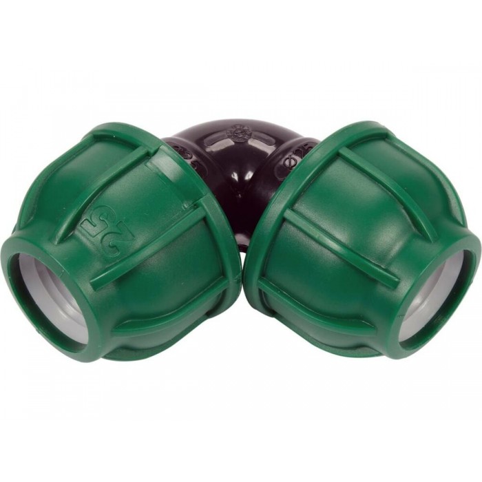 Коліно 90° до водяних пластикових труб 25х 25 мм- FLO поліпропіл., для тиску 1 MPa [50]