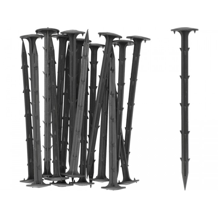 Кілки кріпильні до агротканини FLO: 250 мм, поліпропіленові, 20 шт [25]