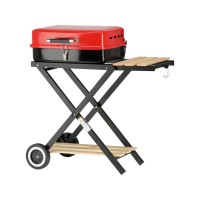 Гриль вугільний з розкладним столом LUND, решітка- 45х 34 см, з 2 колесами; 74х 42х 79 см [1]