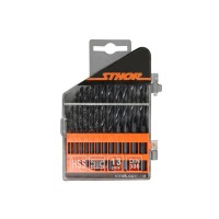 Набір свердл по металу STHOR HSS, Ø= 1,5 - 6,5 мм, 13 шт. [25/100]